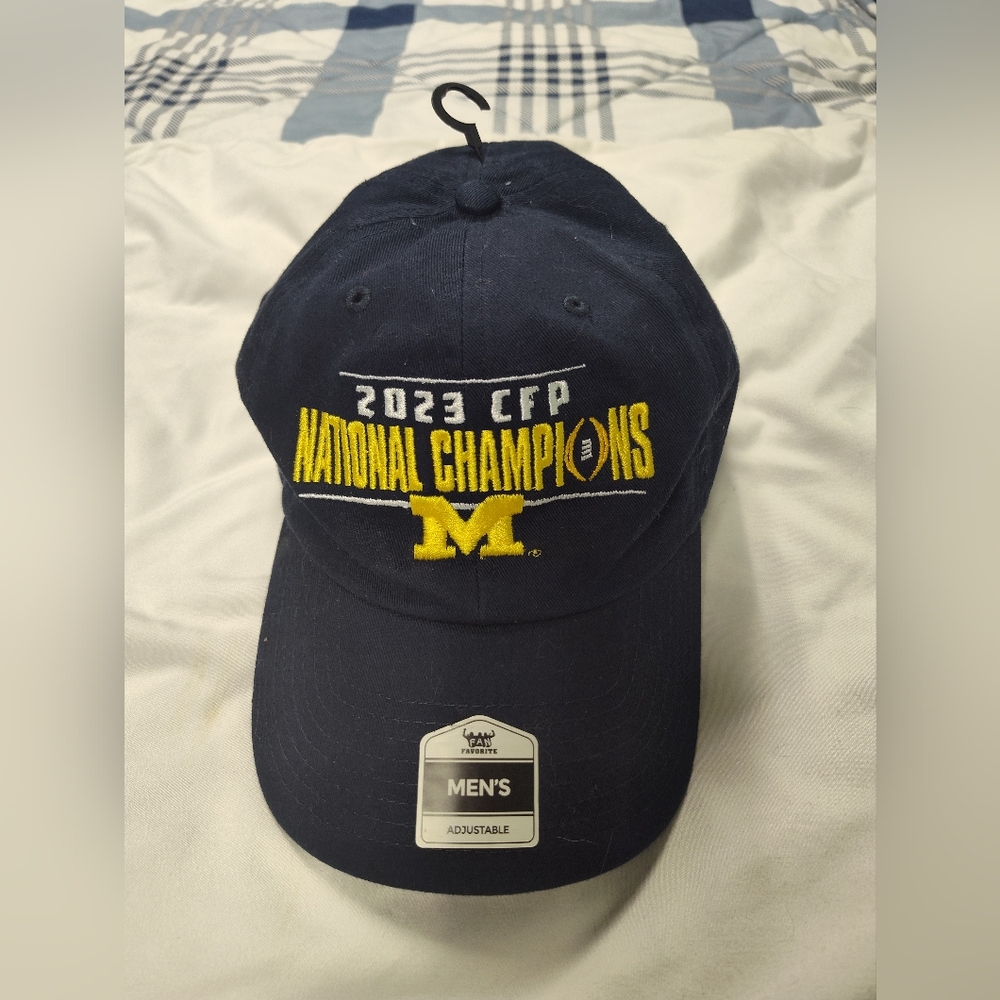 Men's Navy National Champions Adjustable Cap
